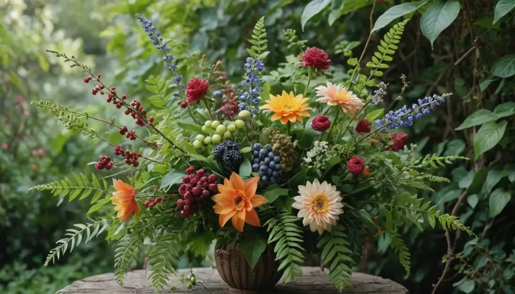 colorful bouquet of flowers
