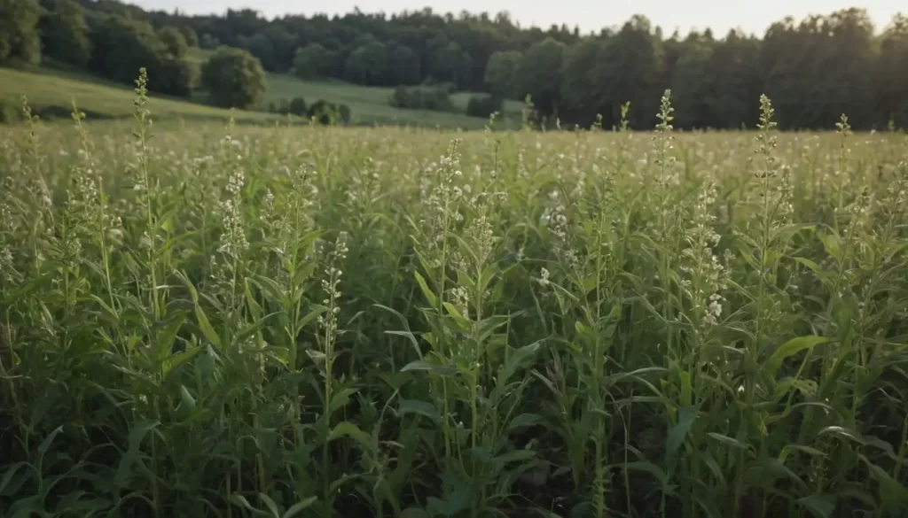4-6 diverse plants with medicinal properties