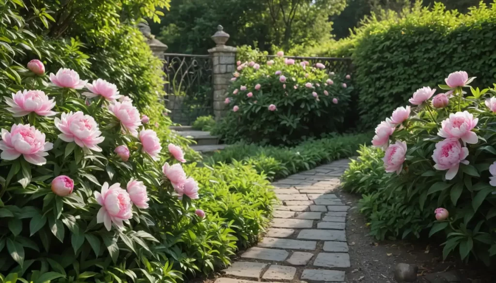 Delicate pink flowers