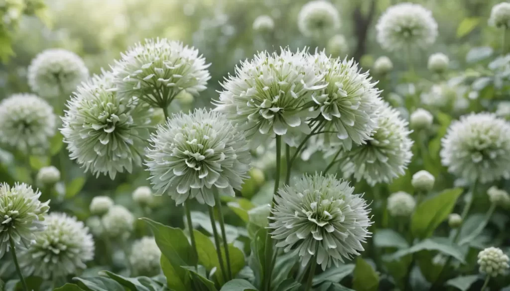 3D puffy flower clusters