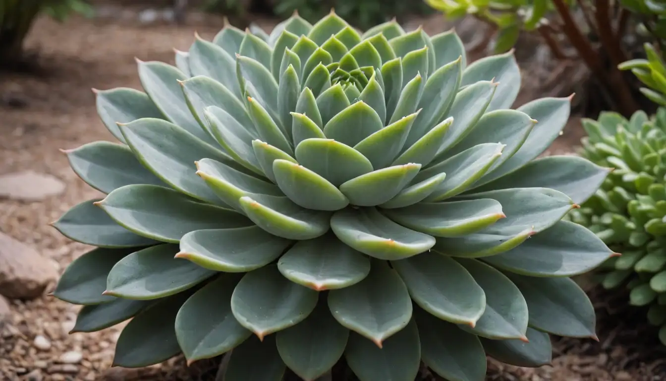 3D-shaped succulent, curly stem, fleshy leaves, greenish-gray color, no branches, thick trunk, interesting shape, tropical plant, full foliage, ornamental value, desert-like environment, sunlight filtering through leaves, rugged texture