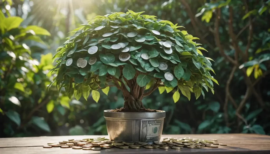 3D green plant