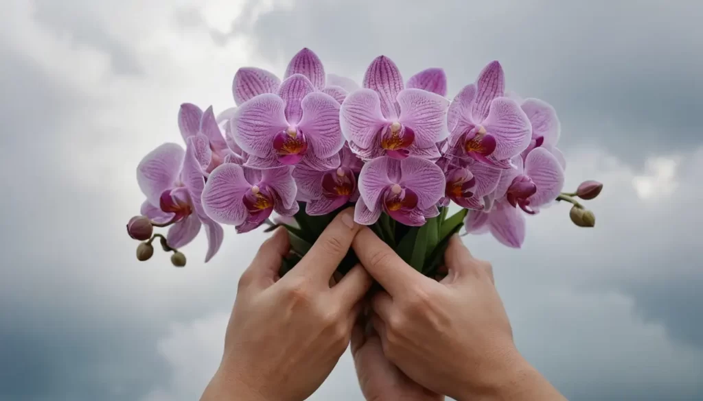 A bouquet of vibrant